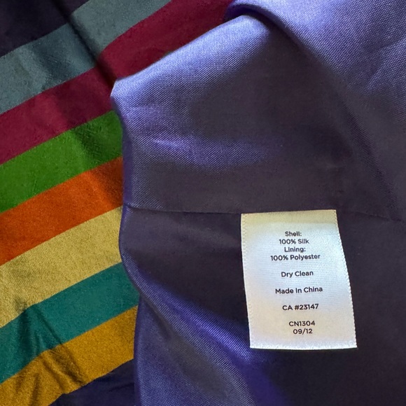 Talbots Sleeveless Silk Top, Size 12P - Picture 6 of 6